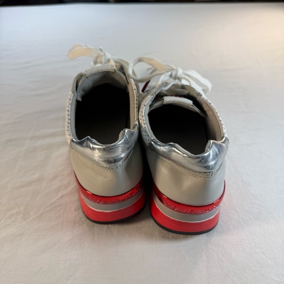 Michael Kors White and Gray Sneakers - Picture 3 of 11